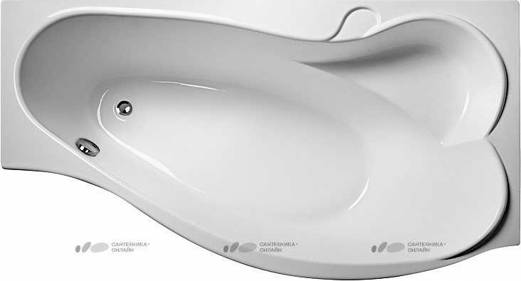 Комплект 1MarKa Gracia R 160 см акриловая ванна